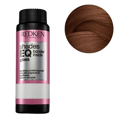 Краска-блеск без аммиака для тонирования и ухода - Redken Shades Eq Gloss Bonder Inside 04NB - Шатен натуральный коричневый